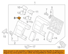 HYUNDAI OEM 17-18 Ioniq Rear Seat-Release Handle/Lever 89331G2000T9Y