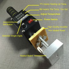 500W High Power Leather Stamp Soldering Iron Branding Iron Machine 110V / 220V T