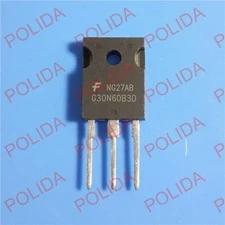 10PCS IGBT FAIRCHILD/INTERSIL/HARRIS TO-247 HGTG30N60B3D G30N60B3D 30N60