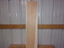 1 PC RUSTIC HICKORY LUMBER WOOD KILN DRIED BOARD 37"X 9"X 1" 917LL FLAT CLEAR