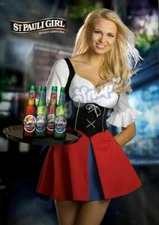 St. Pauli Girl 8.5 x 11 Beautiful Glossy Photo Print 📷 Fast FREE Shipping