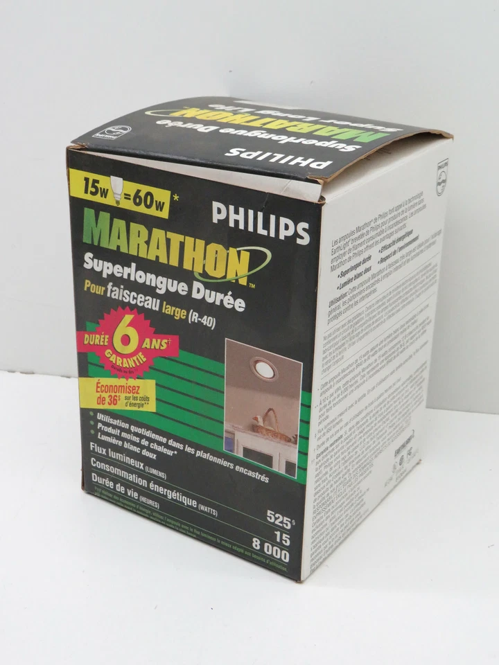 (2-Pack) Philips SLS/R40 15 LGG Fluorescent 15-Watt Lamp Light Bulb 15W 120V - Image 2 of 4