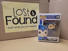 Funko Pop! Games Mega Man #376 Mega Man Jumping BOX DAMAGE WITH PROTECTOR 