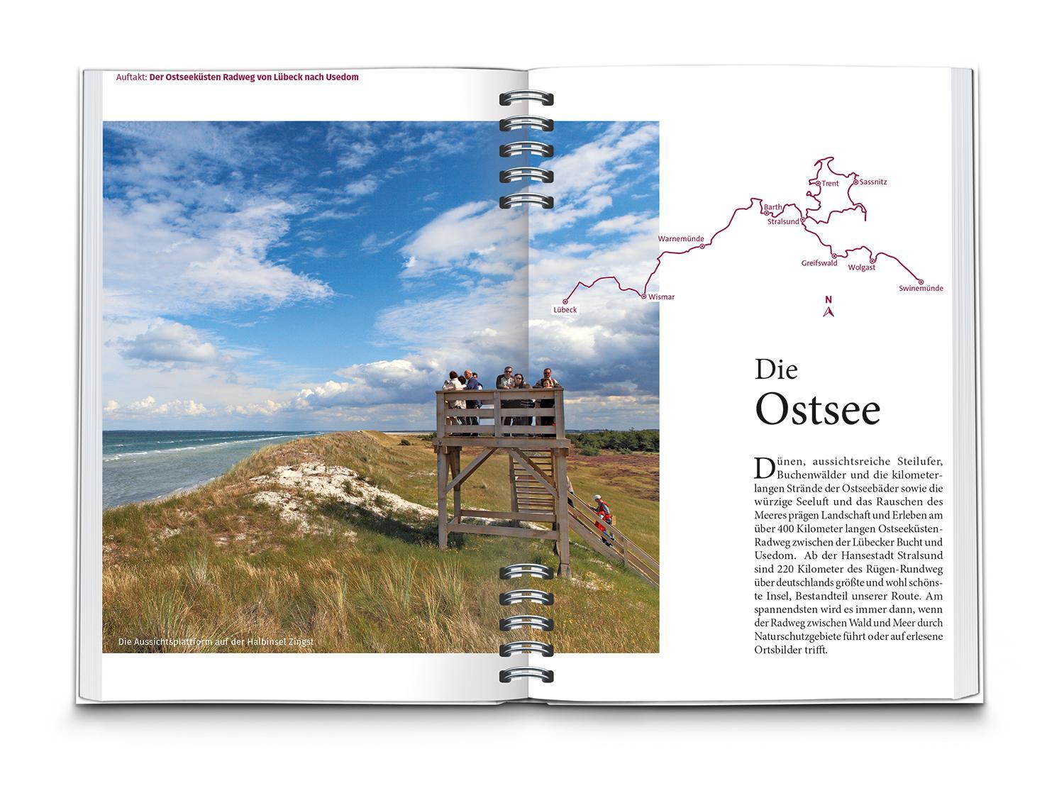 Thumbnail - Kompass Radreiseführer Ostseeküstenradweg Mecklenburg-vorpommern