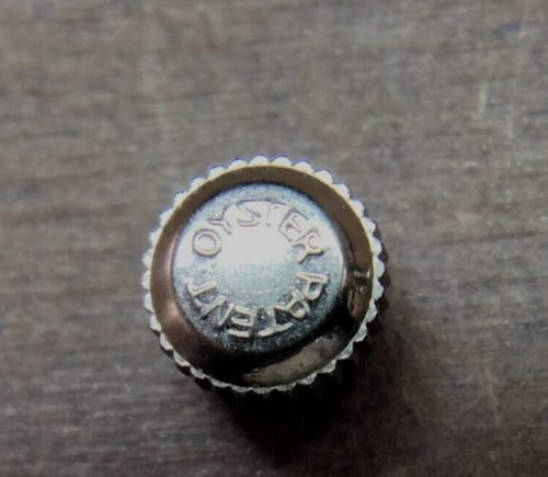 Vintage Rare Genuine Rolex Patent Oyster SS 5.45mm Crown x 1 NOS