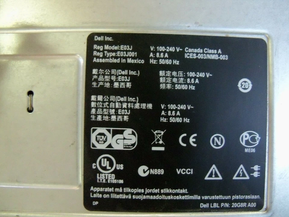 Dell Powervault MD3200 E03J SAS Storage Array 12x 2Tb 7.2k 9zm275-150 - Image 4 of 4