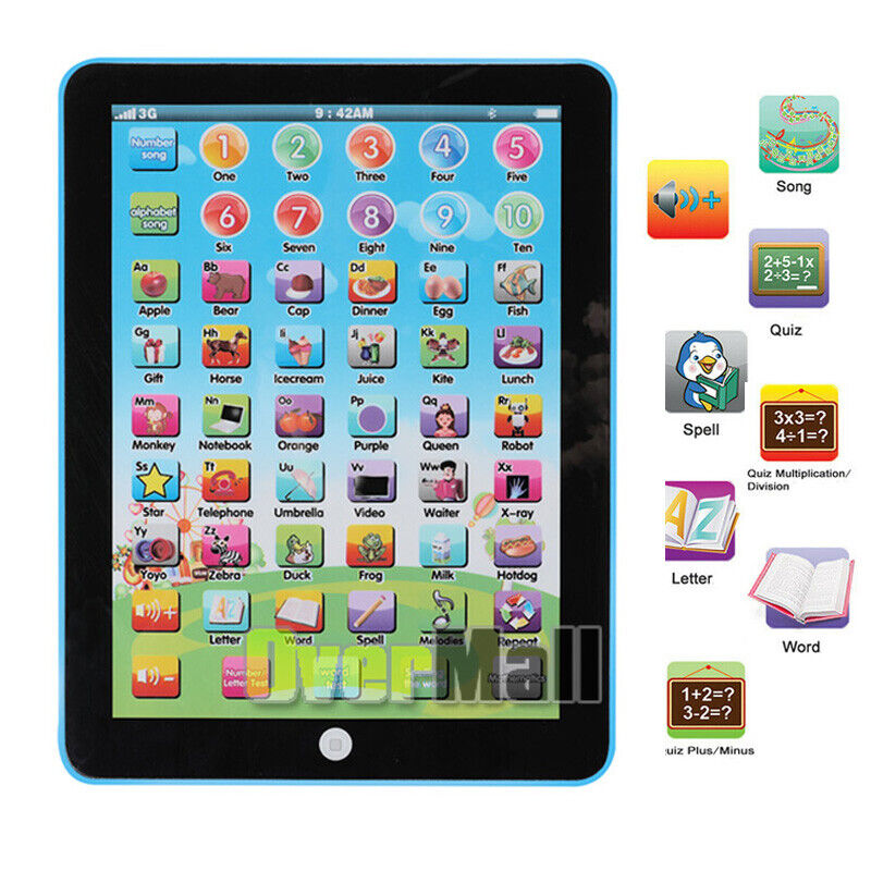 Educational Toys Baby Tablet For 1-6 year old Boy Girl Learning & Playing Gift