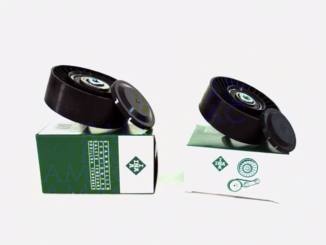 Correa serpentina con kit tensor + 2 poleas locas de desviación OEM PARA BMW 535i Foto 4 de 4