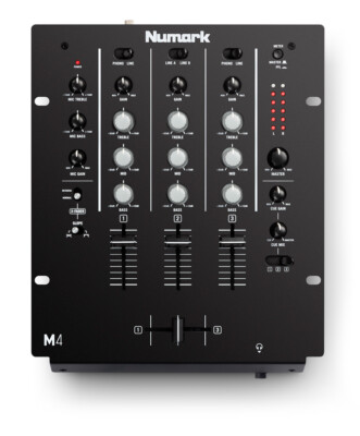 NUMARK M4 Black  DJ-Scratch-Mixer, 3-Kanal