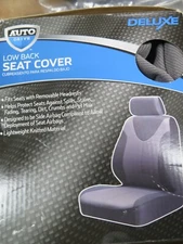 Auto DRIVE DELUXE LOW BACK SEAT COVER - PART NUMBER 805123 GREY  new one cover