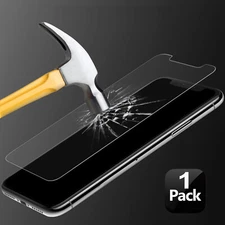 for iPhone 11 X Tempered-Glass Screen Guard with 3X Stronger, No Side Bezel, Lot