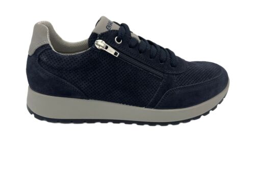 Enval Soft Uomo Scarpe 5725722 Sneakers Con Cerniera Blu - Foto 3 di 9