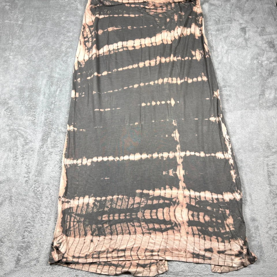 Maxi Falda Jessica Simpson Tie Dye Para Mujer Plus 1X 44” Boho Hippie 100% Rayón Foto 3 de 4