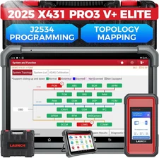 Newest LAUNCH X431 PRO3S V+ ELITE Pro 5 Diagnostic Tool J2534 Programming Coding