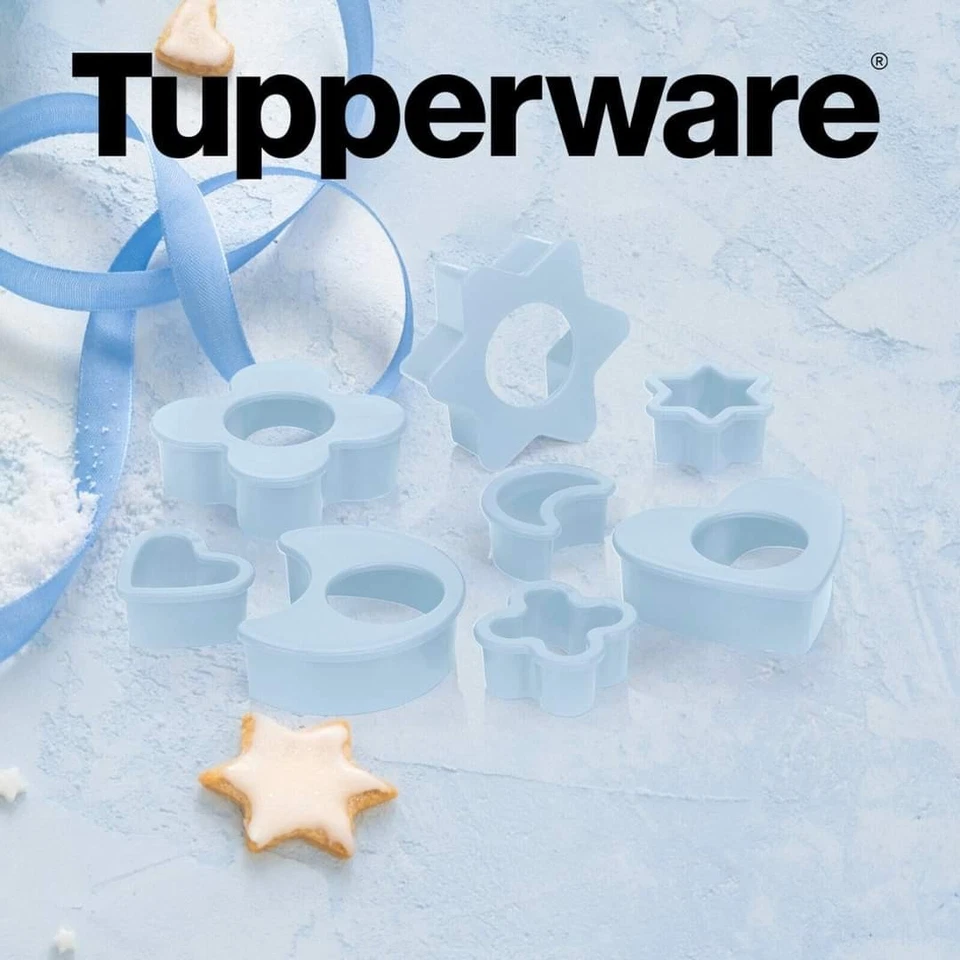 Tupperware Ausstecher Set 8 teilig Ausstechformen Plätzchen Kekse !statt 9,90€! - Bild 2 von 2