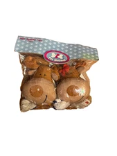 (Imperfect Packaging) Pet Holiday Stocking 2 Piece Dog Toy Christmas Deluxe Gift