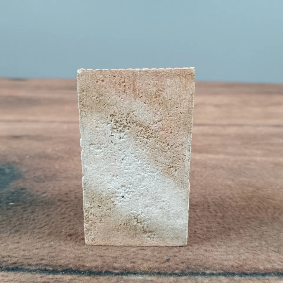 Gault Miniature Aged European Village House With Red Tile Roof - Image 3 of 4