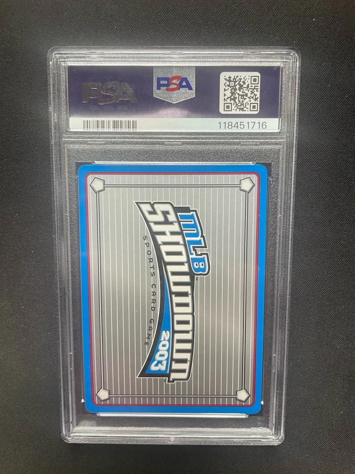 2003 MLB Showdown Ichiro Suzuki Trading Deadline Rookie Season #142 Foil PSA 10 - Image 2 of 2