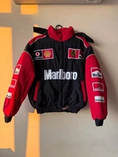 Ferrari Marlboro Embroidery Racing Jacket