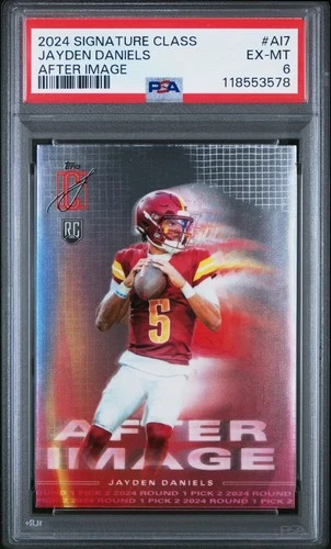 2024 Signature Class Jayden Daniels #AI-7 Rookie After Image PSA 6