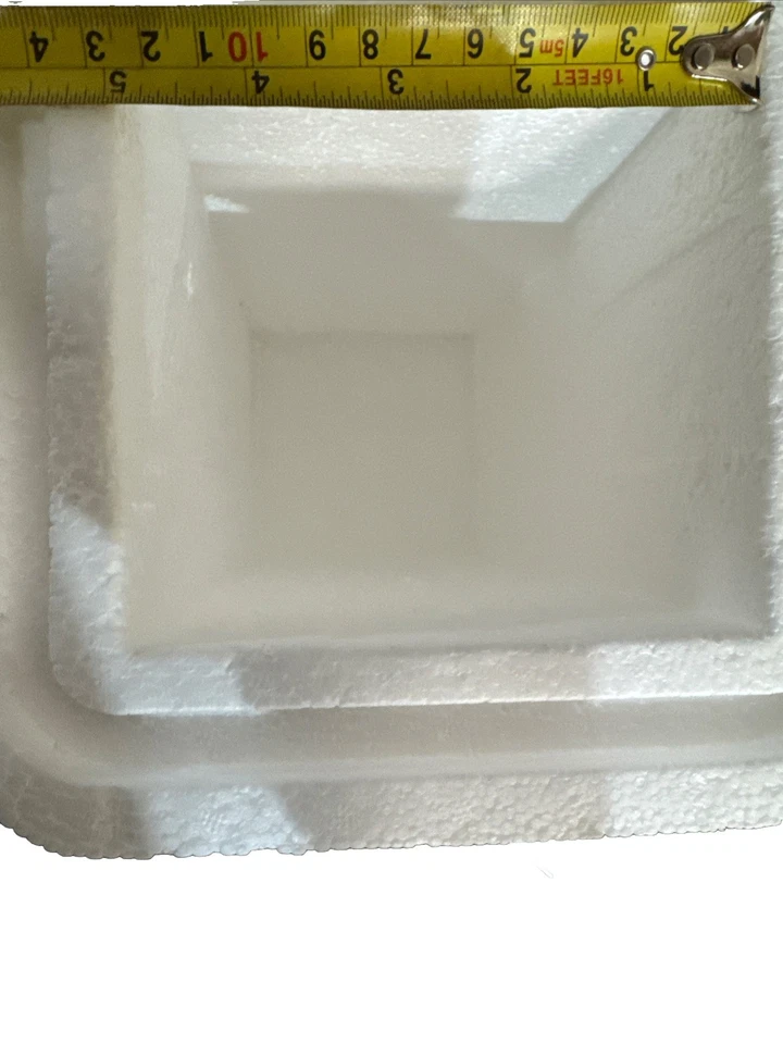 insulated Styrofoam shipping cooler foam container 10x 5 x 5 Inside measure - Image 4 of 4