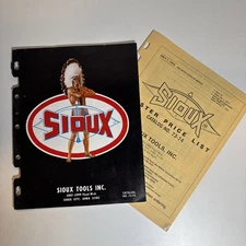 Sioux Tools Inc Catalog 1973-74 Sioux City IA Wrenches Drills pneumatic