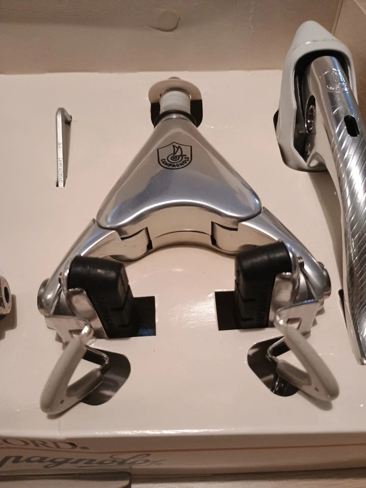 Nos Nib 1985/86 Campagnolo Delta C Record Brake Calipers Nuovi Freni New Mint - Immagine 3 di 4