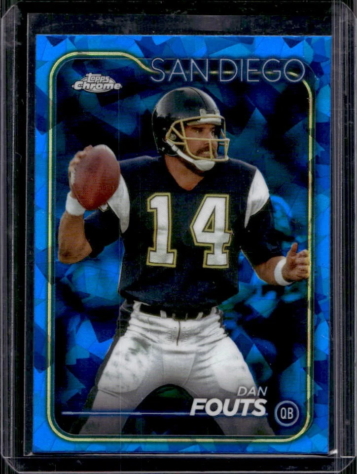 2024 Topps Chrome Sapphire Edition Dan Fouts #172 Chargers