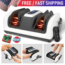 Foot Massager Machine with Heat Shiatsu Deep Kneading Arm Leg For Tired Muscle