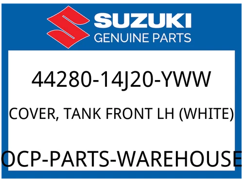 COVER, TANK FRONT LH (WHITE)