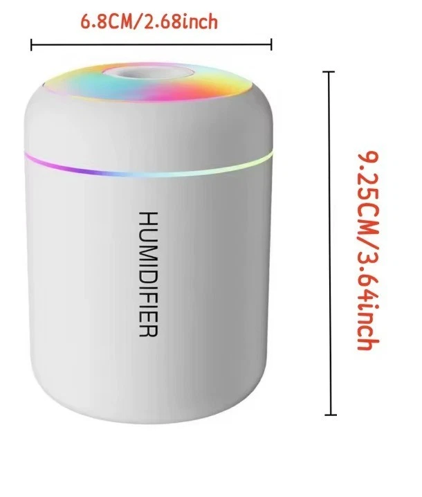 Mini USB Car Humidifier Aroma Diffuser Air Purifier LED - Image 3 of 4