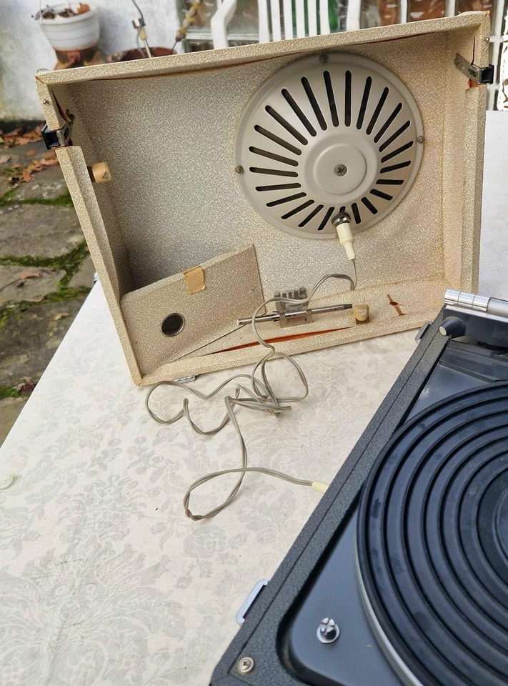 tragbarer Plattenspieler p Dual 1010 V - verm. 60er Jahre - - Bild 3 von 4
