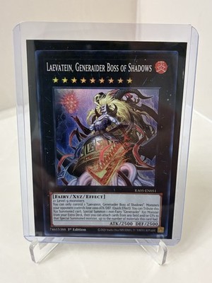 Laevatein, Generaider Boss of Shadows RA05-EN051 Rarity Collection 5 1st Edition