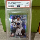 2017 Bowman Chrome Mini Aaron Judge Rookie 70th Logo Refractor /70 PSA 9