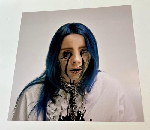 Billie Eilish When We All Fall Asleep Where Do We Go Blue Marble Vinyl LimitedEd - Picture 7 of 18