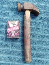 Vintage Small Cobblers Hammer Tool w/ Bakatax Nail Box See Photos - Make Offer!