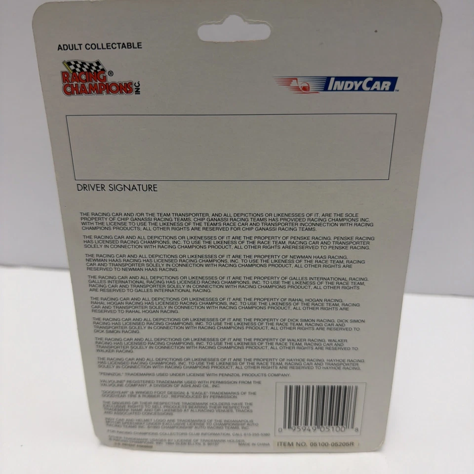 Racing Champions Premier Edition Indy Car Mario Andretti 1994 Foto 3 de 3