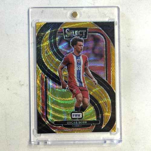 2024-25 Panini Select Fifa #184 OSCAR BOBB Gold Wave Prizm /10