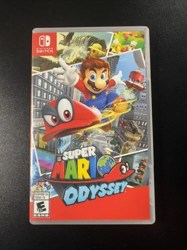 Super Mario Odyssey - Nintendo Switch (Original Case and Cartridge) - Complete