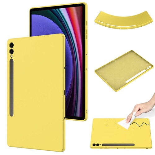 For Samsung Galaxy Tab S9 S9+ Ultra S9 FE+ Case Shockproof Liquid Silicone Cover - Picture 37 of 64