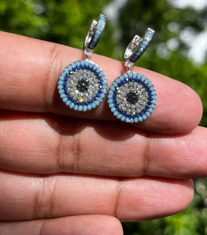 beautiful silver earrings on trend
