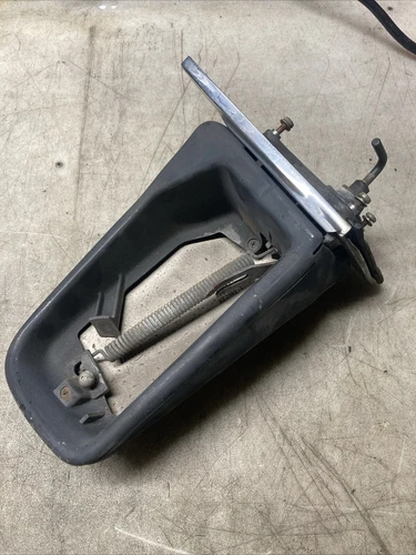 77-85 Mercedes W123 300D 240D Left Drivers Door Mirror - NO GLASS