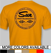 SUN INSTRUMENTS Retro T-Shirt tachometer tach speed shop hot rod electric corp