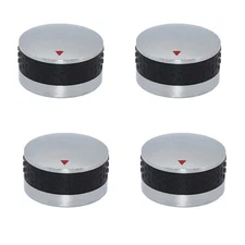4x Gas Grill Control Knobs Replacement for BBQ Gas Grills Hassle Grilling