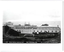 c.1894 SAN FRANCISCO SUTRO BATHS VIEW to OCEAN 8"x10" PRINT W.C BILLINGTON PHOTO