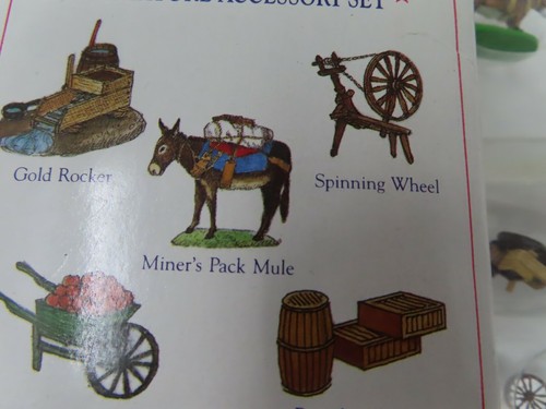 Liberty Falls New 1998 Pewter Miniature Set 5 AH121 Accessories Barrel Gold Rock - Picture 2 of 6