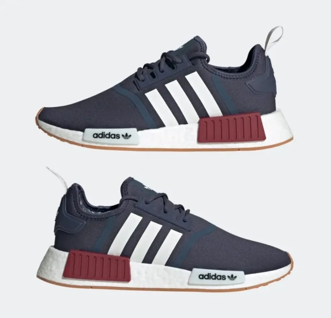 NEW ADIDAS NMD R1 Sneaker Boost HP9857 Shadow Navy White M 10.5  