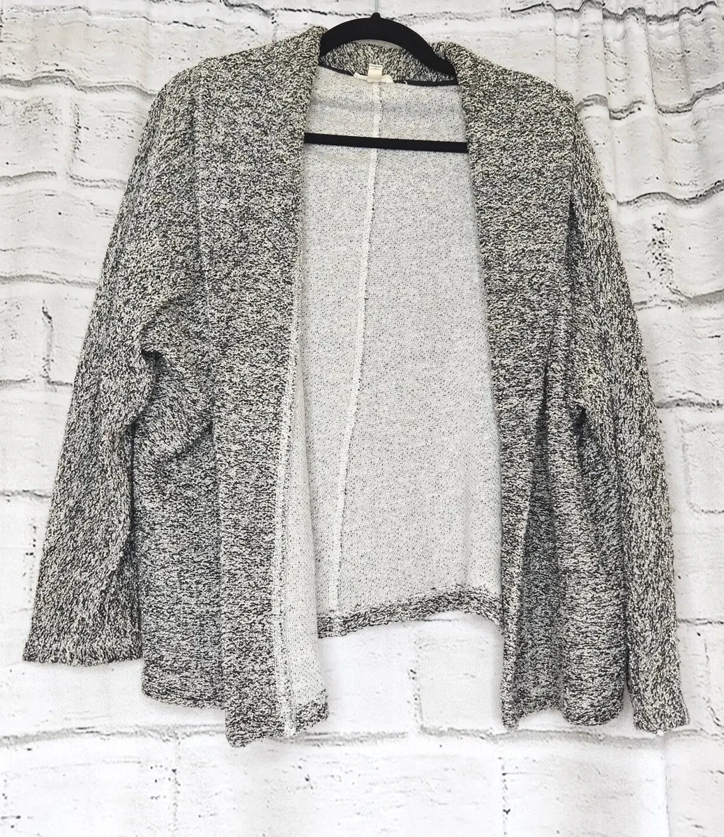 Soft Joie Gray Black Speckled Long-Sleeved Womenu0026#039;s Small Cardigan |  eBay