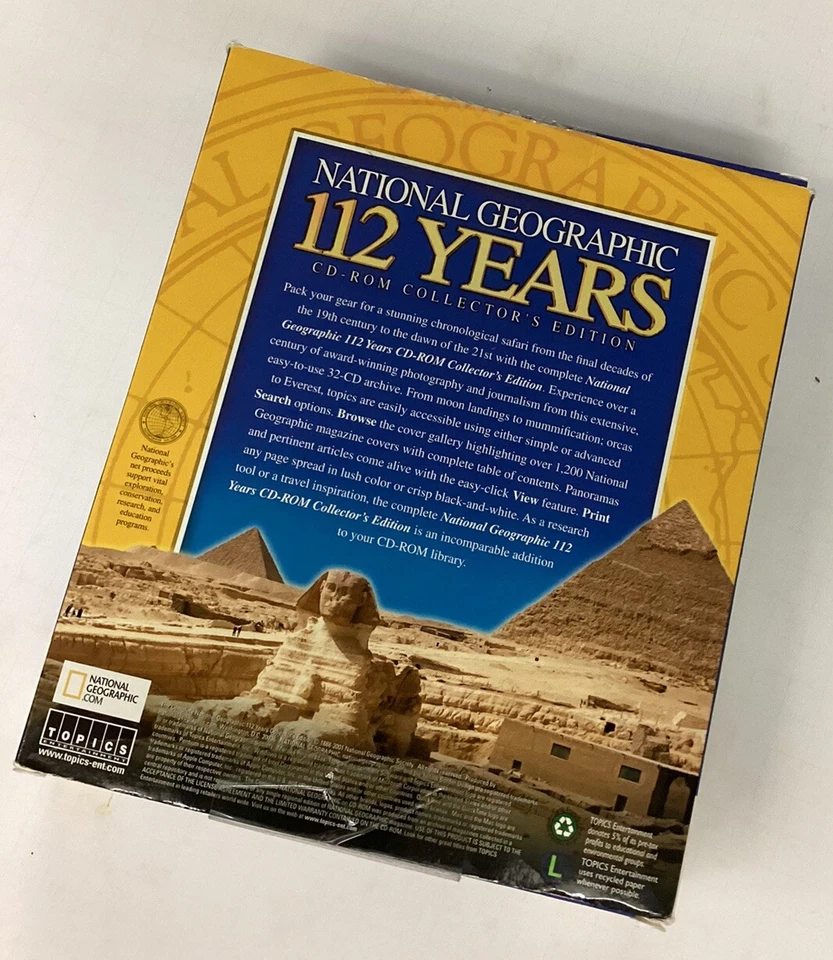 National Geographic 112 Years (1888-2000) 32 CD-ROM Collector's Edition - Image 2 of 4
