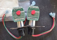 One 1 Asco Red-Hat 8040H008 120V Ac Aluminum Fuel Gas Solenoid Valve Test Port